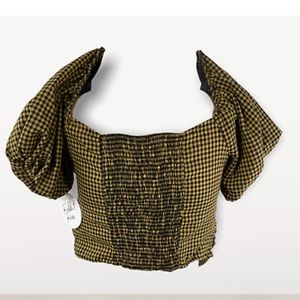 NWT/RABBIT ROSE TOP. Sz Large